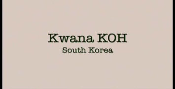 #1 Kwana KOH, 1st Round<br />Sunday, September 14th, 9:30-10:00 a. m. 