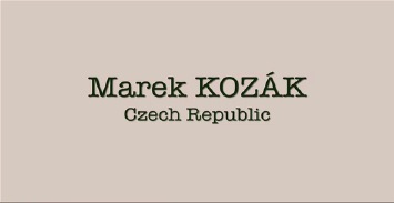 #4 Marek KOZÁK, 1st Round<br />Sunday, September 14th, 11:30-12:00 a. m. 