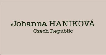 #10 Johanna HANIKOVÁ, 1st Round<br />Monday, September 15th, 9:30-10:00 a. m.
