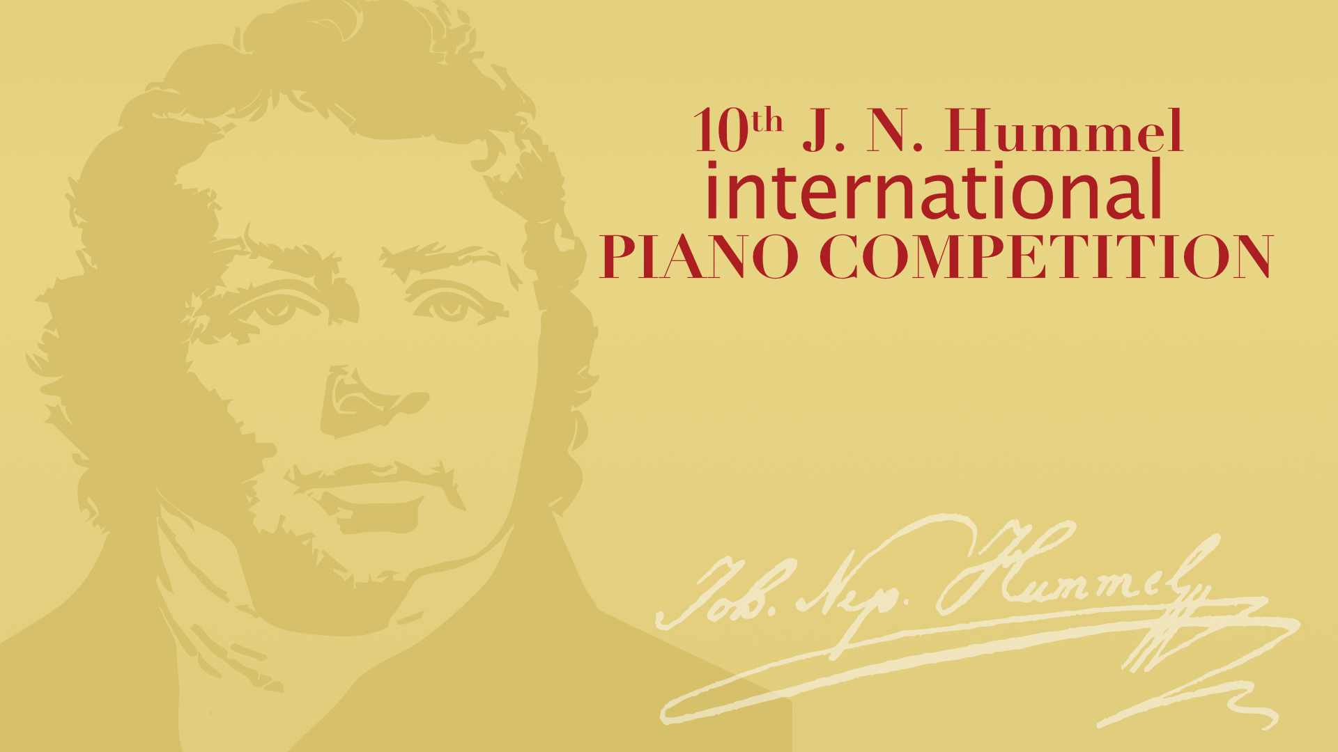 høflighed sjælden radius Welcome | 10th Johann Nepomuk Hummel International Piano Competition